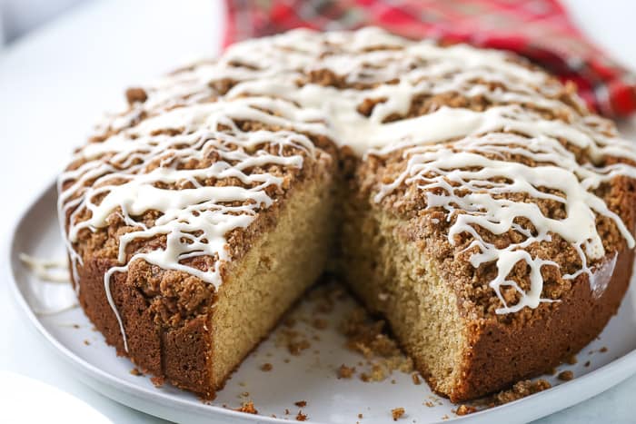 Eggnog Coffee Cake