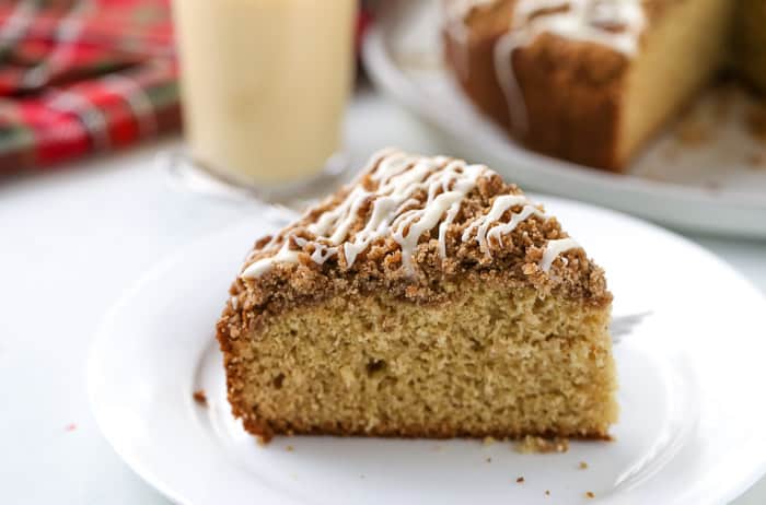 Eggnog Coffee Cake