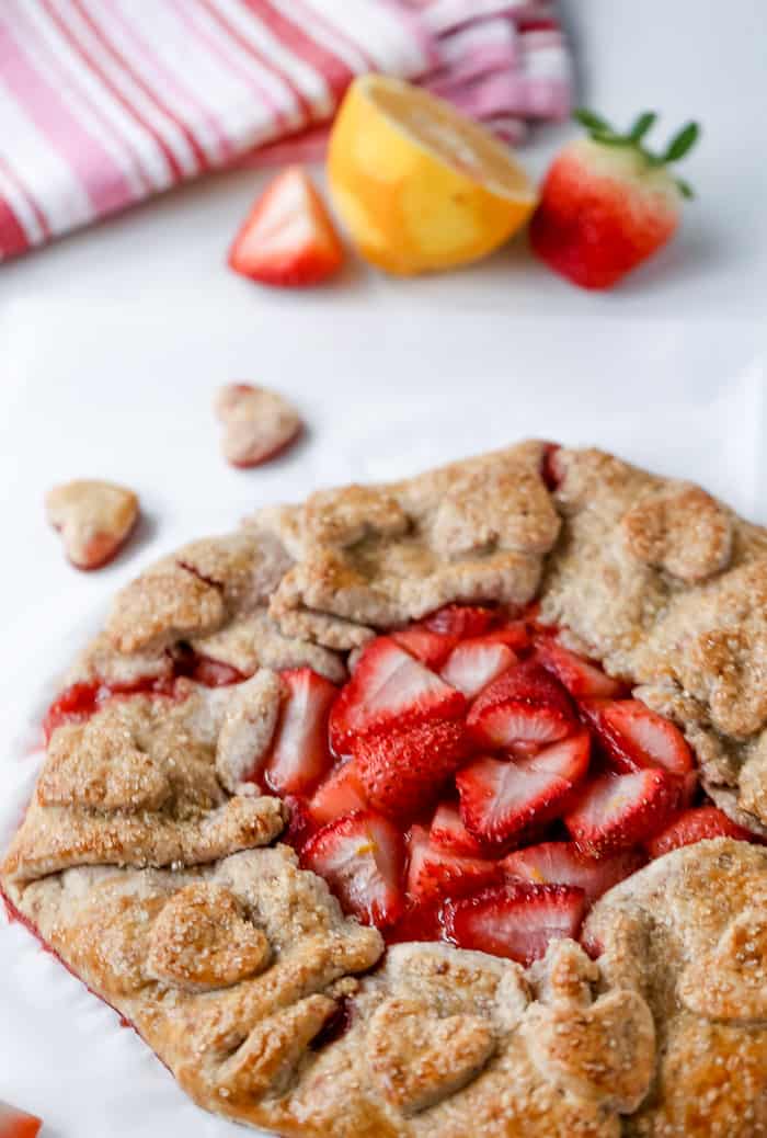 strawberry galette