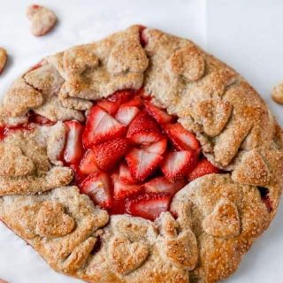 strawberry galette