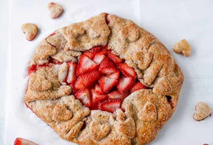 strawberry galette