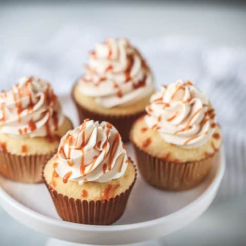 whiskey caramel cupcakes