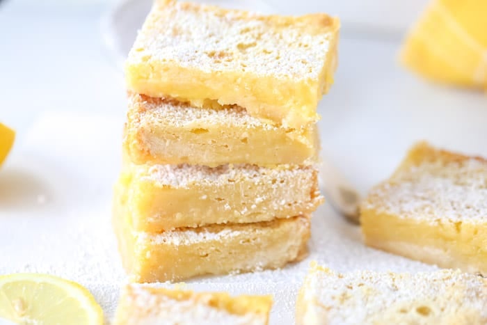 Classic Lemon Bars With Shortbread Crust - A Classic Twist