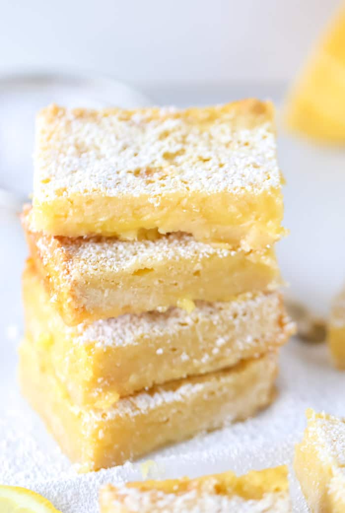 Classic Lemon Bars With Shortbread Crust A Classic Twist