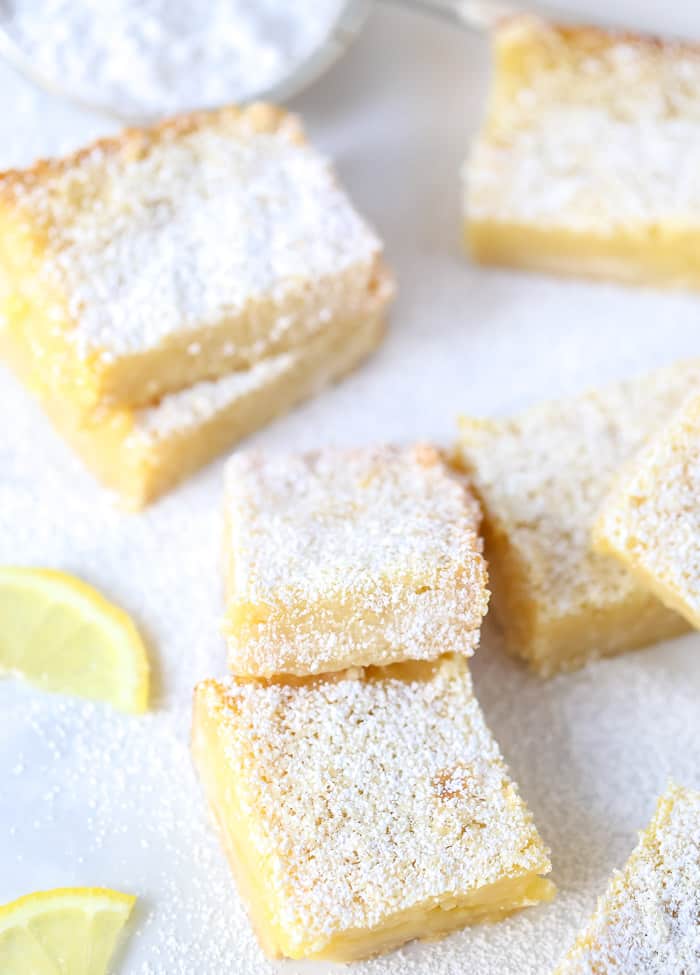 Classic Lemon Bars with Shortbread Crust