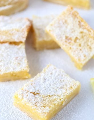 Classic Lemon Bars with Shortbread Crust