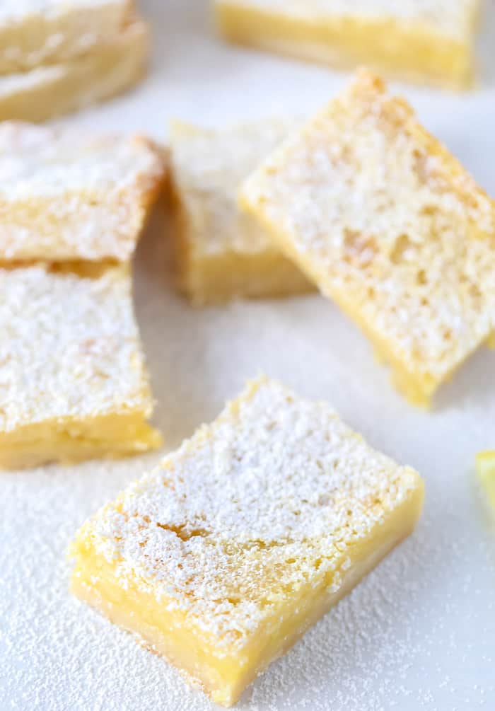 Classic Lemon Bars with Shortbread Crust