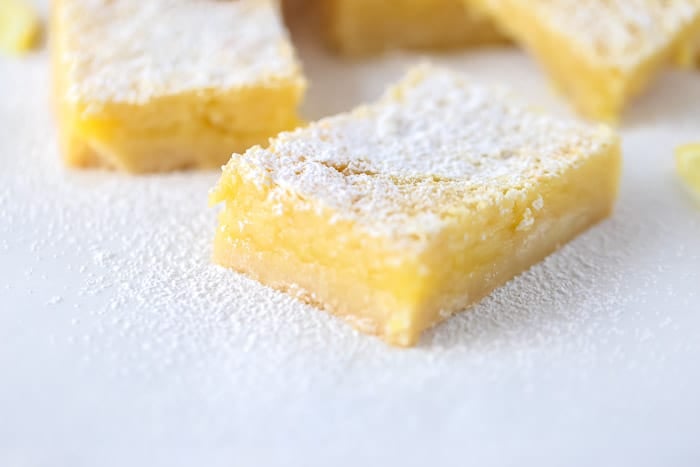 Classic Lemon Bars with Shortbread Crust