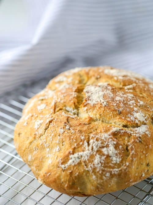 NoKnead Rosemary Sea Salt Bread A Classic Twist