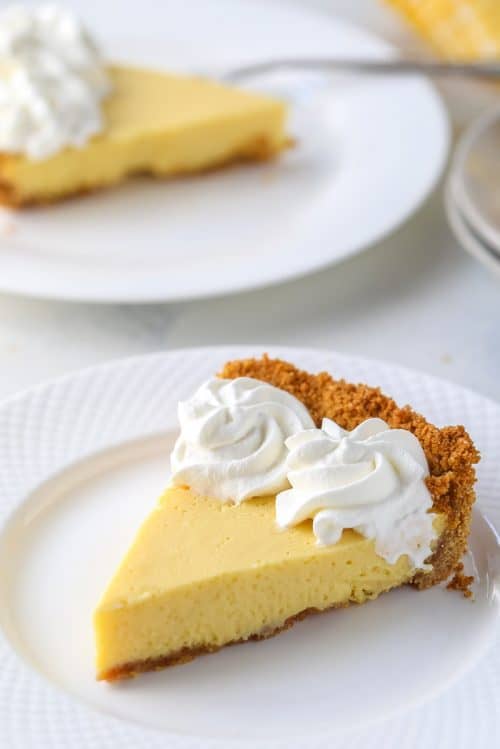 Passionfruit Pie with a Coconut Graham Cracker Crust - A Classic Twist