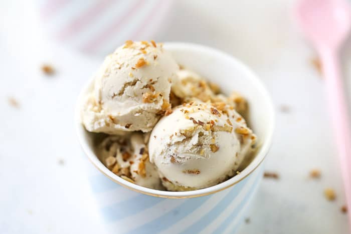 Banana Walnut Cheesecake Ice Cream