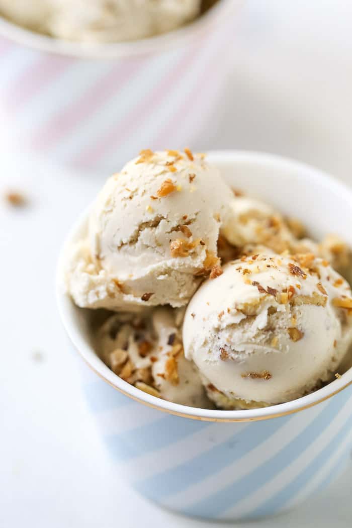 Banana Walnut Cheesecake Ice Cream