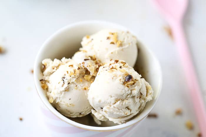 Banana Walnut Cheesecake Ice Cream