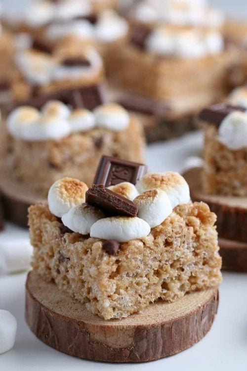 Smores Rice Krispie Treats A Classic Twist