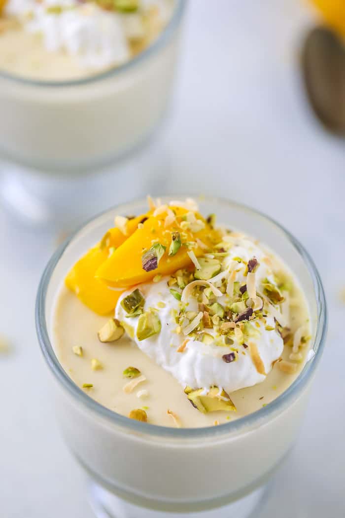 Coconut Mango Panna Cotta