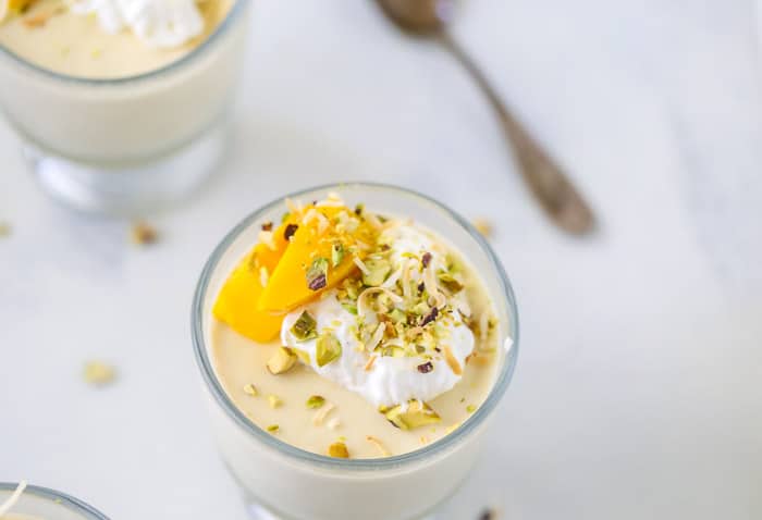 Coconut Mango Panna Cotta