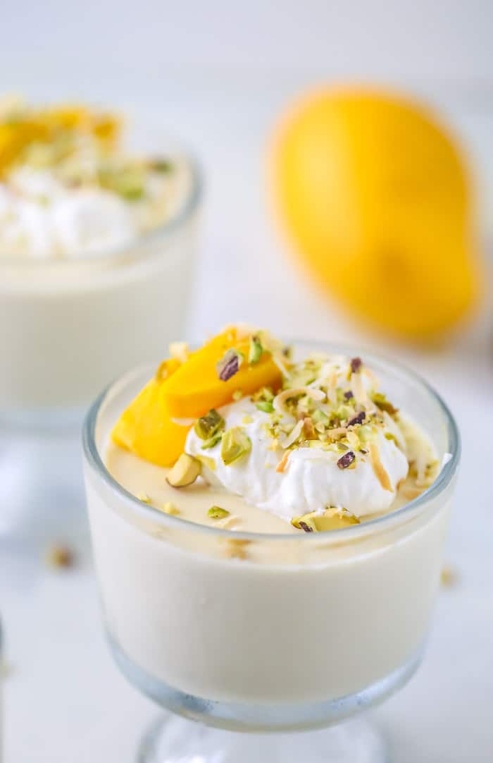 Coconut Mango Panna Cotta