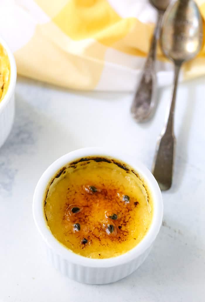 Passionfruit Creme Brulee