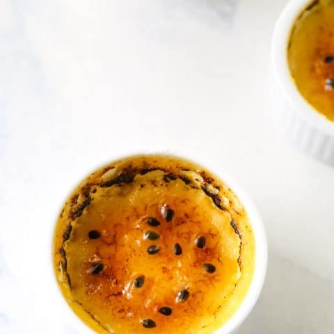 Passionfruit Creme Brulee