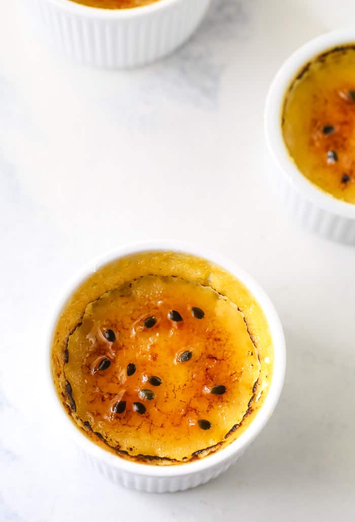 Passionfruit Creme Brulee