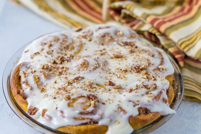 Pumpkin Cinnamon Rolls