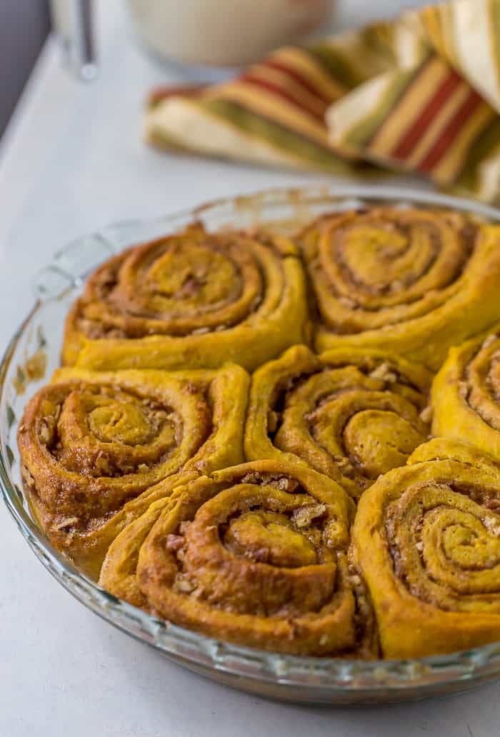 Pumpkin Cinnamon Rolls