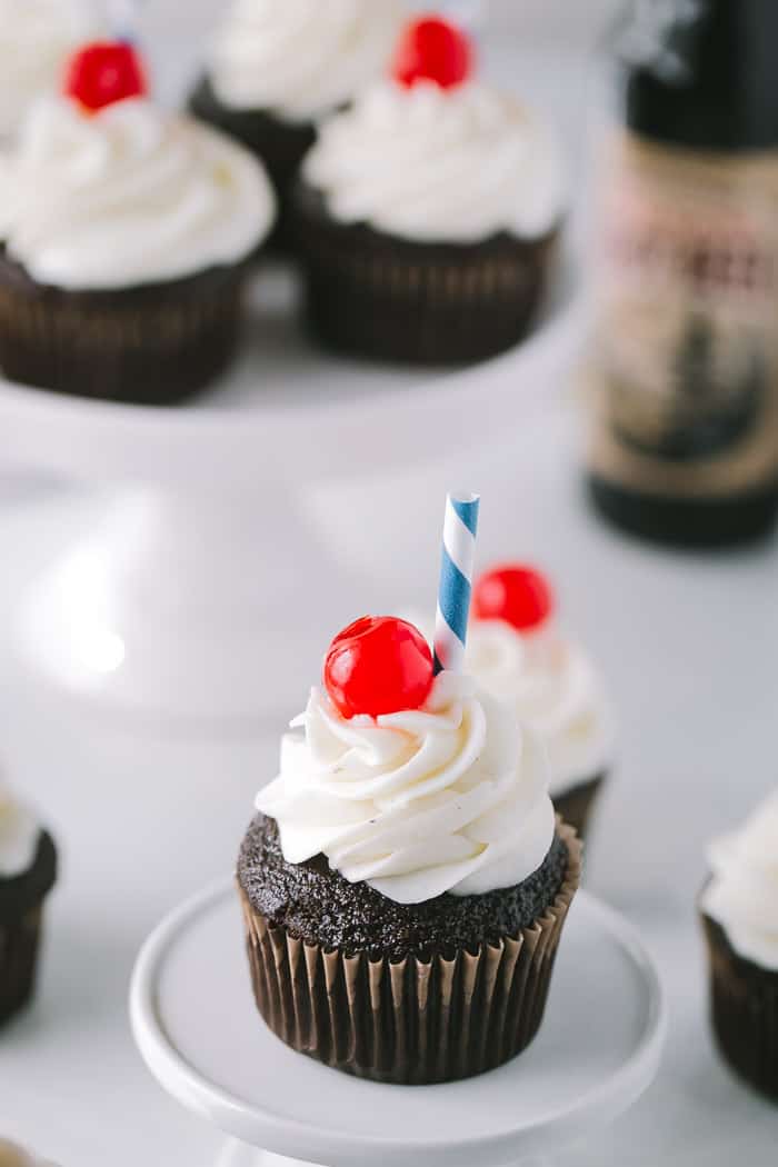 Root Beer Float Cupcakes