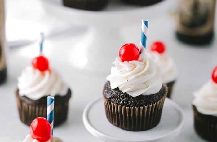 Root Beer Float Cupcakes