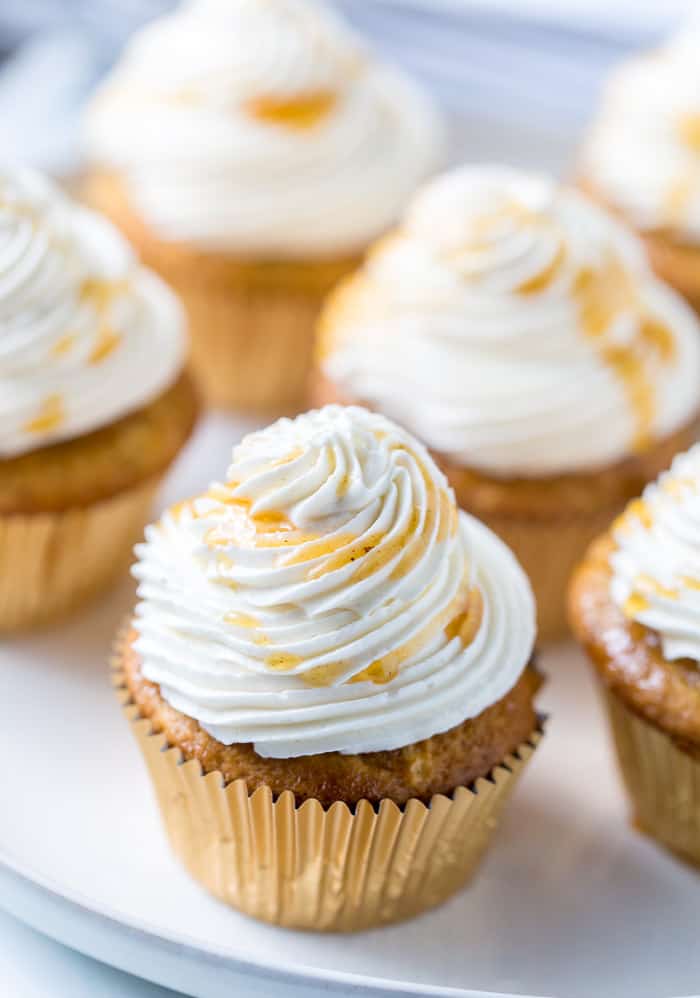 Cupcakes de sidra de manzana