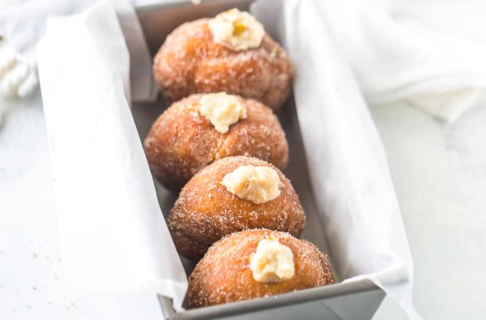 Caramelized Pears And Mascarpone Donuts A Classic Twist