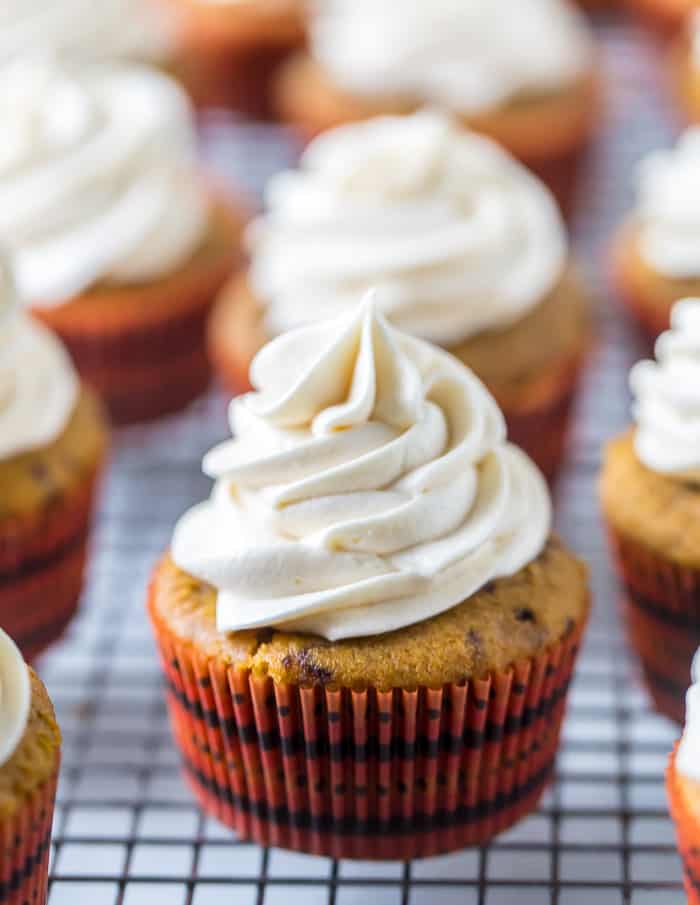 Pumpkin Spice Latte Cupcakes