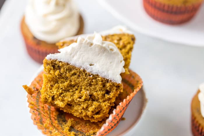 Pumpkin Spice Latte Cupcakes