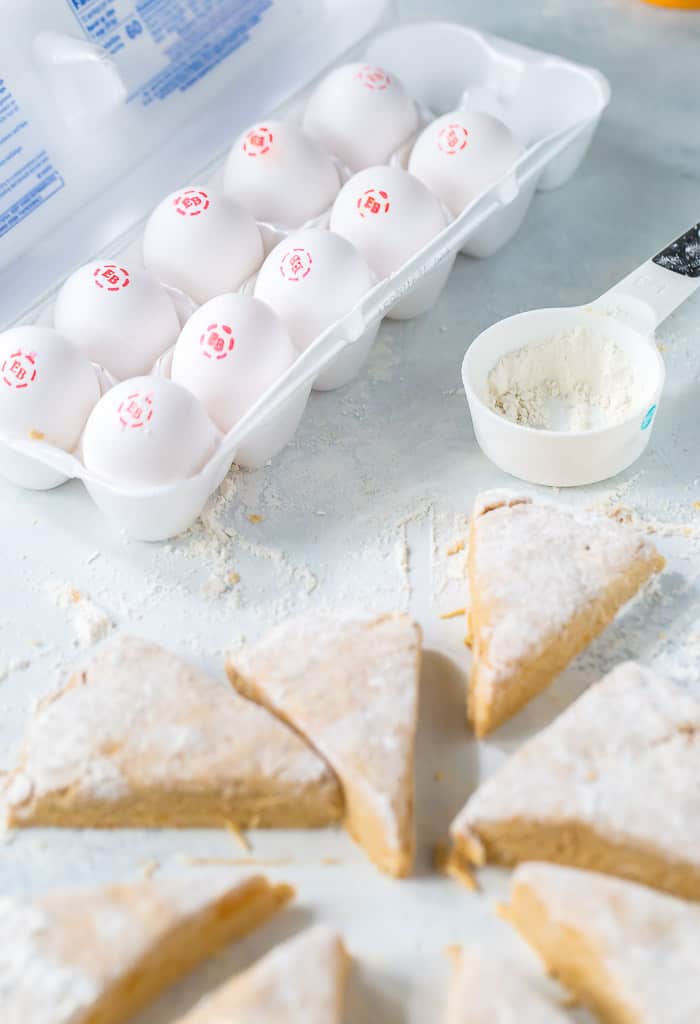 Sweet Potato Scones with Maple Icing