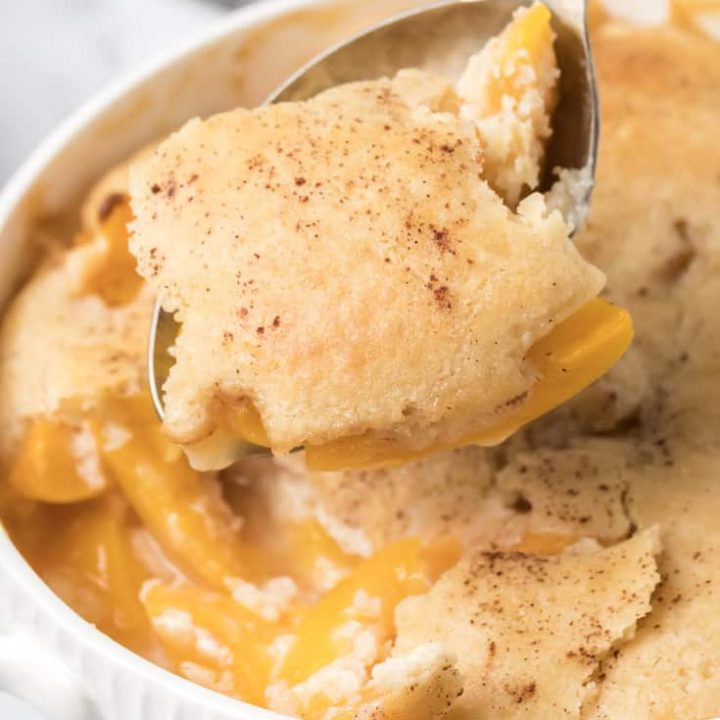 Bourbon Peach Cobbler