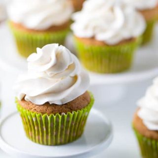 Apple Spice Cupcakes with Cinnamon Frosting