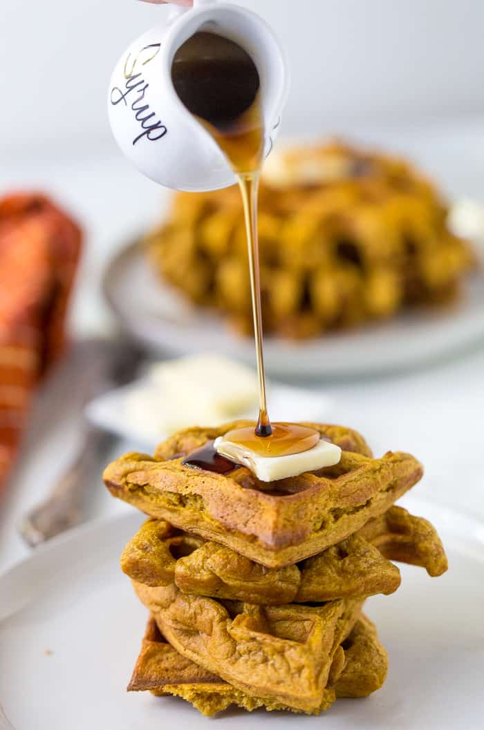 Buttermilk Pumpkin Spice Waffles