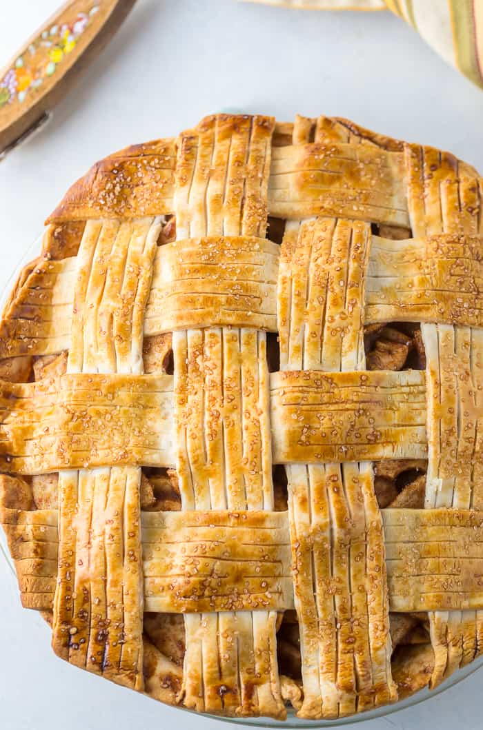 Welcome in the fall season with this simple apple pie inspired