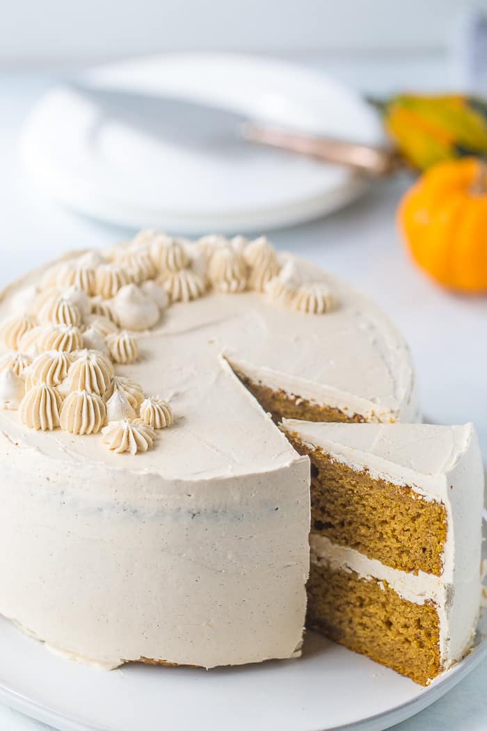 Pumpkin Carrot Cake (Cream Cheese Frosting!) - Chelsea's Messy Apron