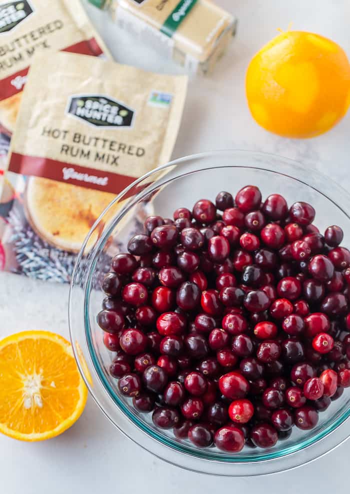 Hot-Buttered Rum Cranberry Sauce