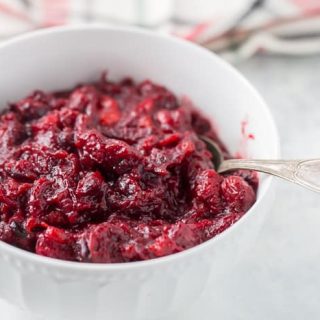 Hot-Buttered Rum Cranberry Sauce