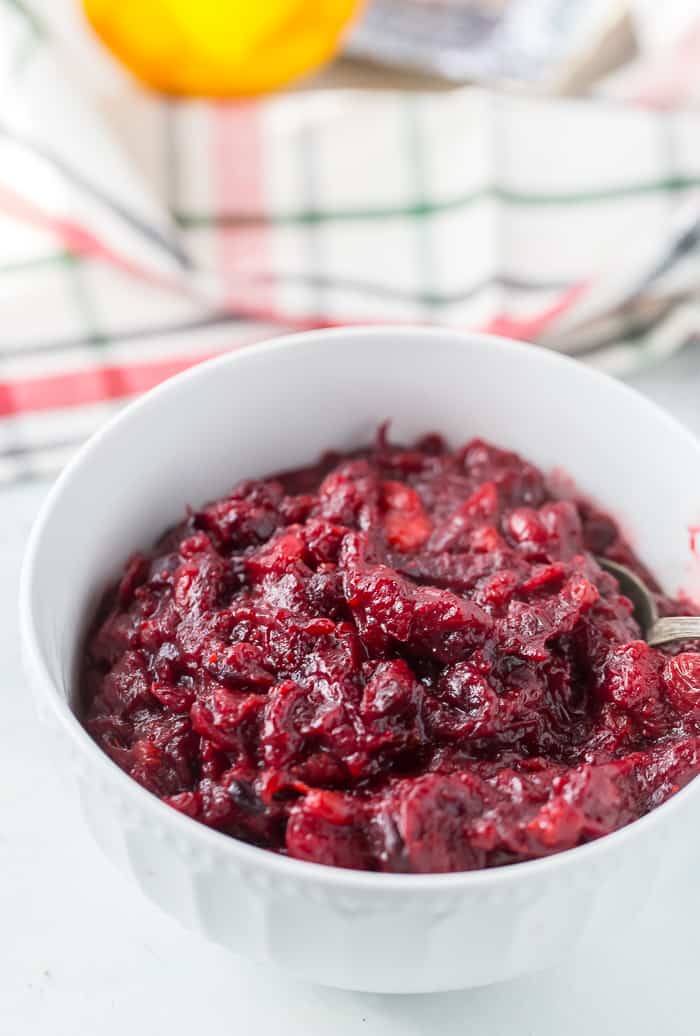 Hot-Buttered Rum Cranberry Sauce