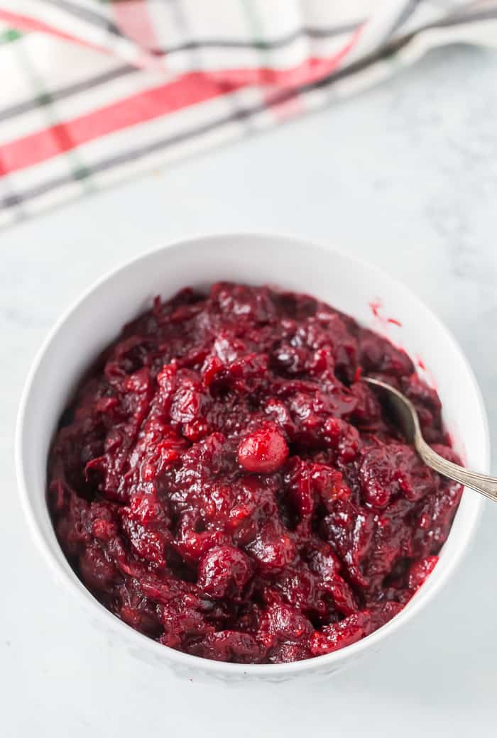 Hot-Buttered Rum Cranberry Sauce