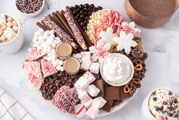 Hot Chocolate Charcuterie Board - Num's the Word