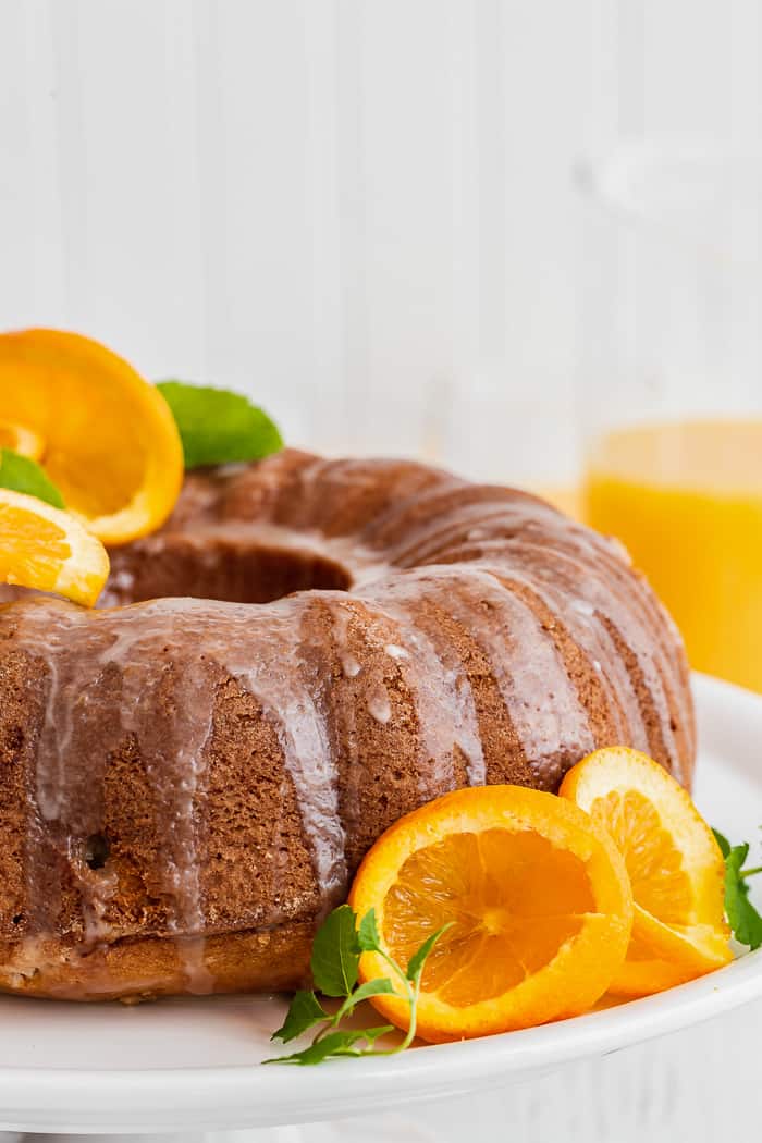 Orange Pound Cake with Orange Juice Glaze A Classic Twist