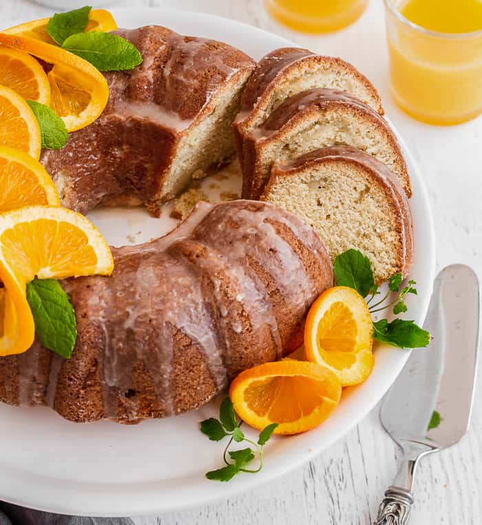 Orange Pound Cake Recipe