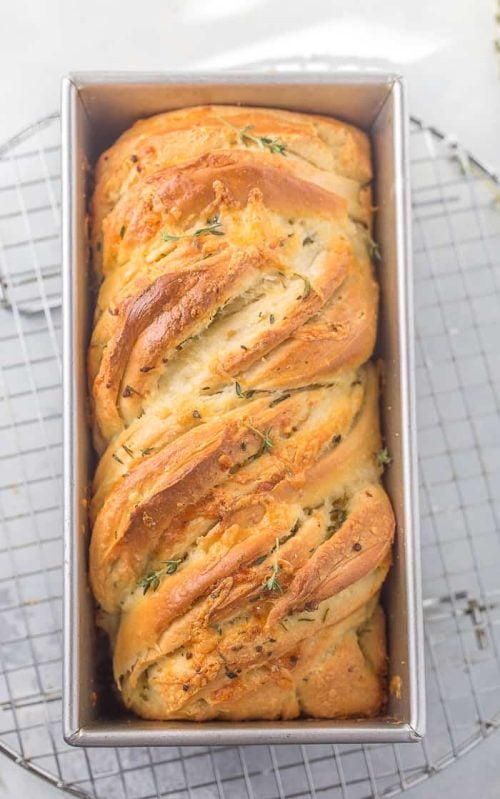 Homemade Savory Cheddar Twist Bread Easy Homemade Bread Recipe