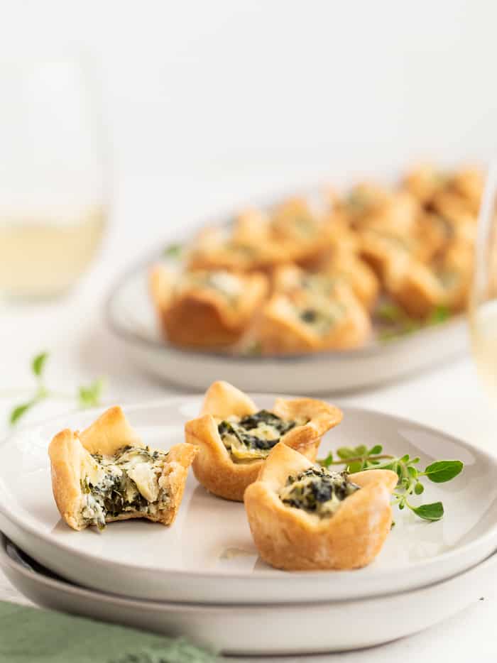 Spinach Artichoke Dip Bites