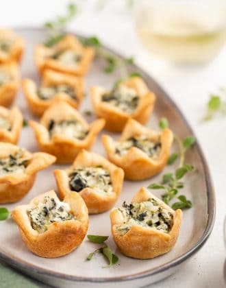 Spinach Artichoke Dip Bites