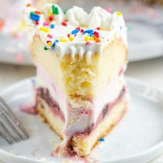 Classic Birthday Ice Cream Cake