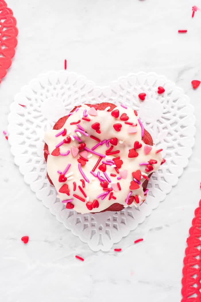 Mini Red Velvet Bundt Cakes